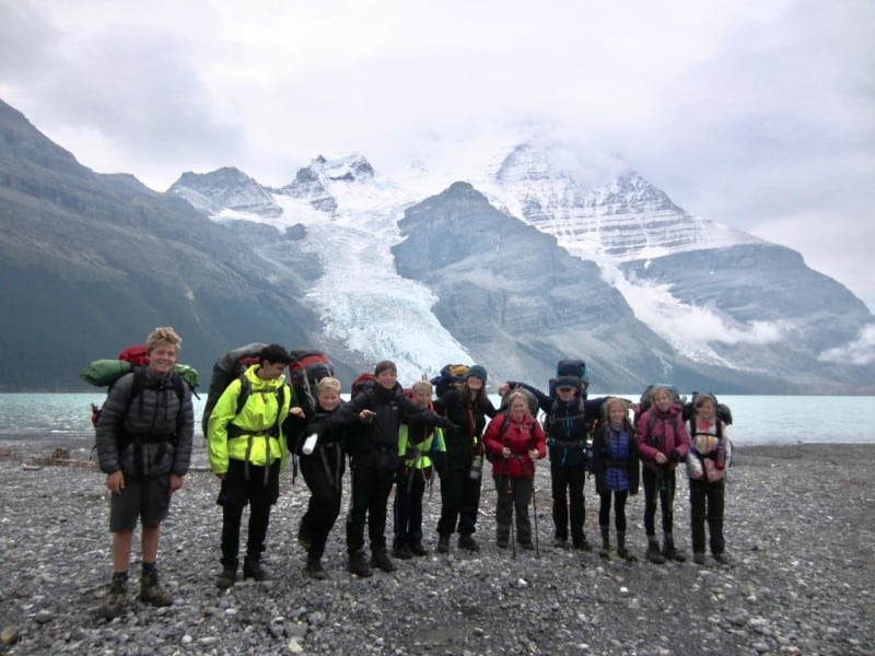 Scouts tackle Berg lake trail