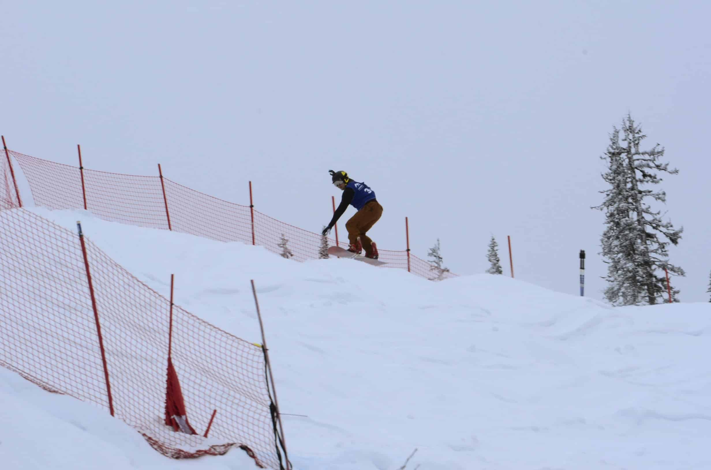 Ross Thompson manoeuvres through some bumps. 