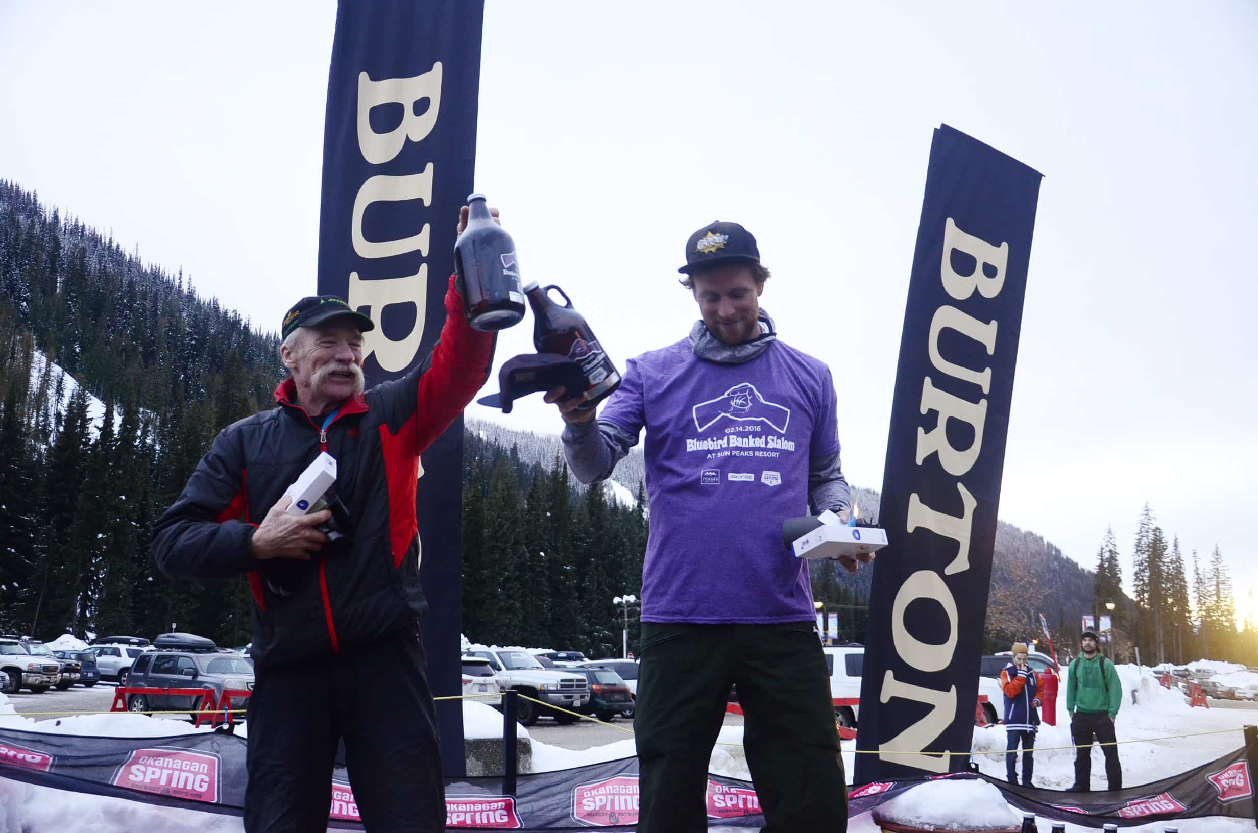 Men masters ski: 1st Jacob Hanson, 2nd Scott Whitecross.
