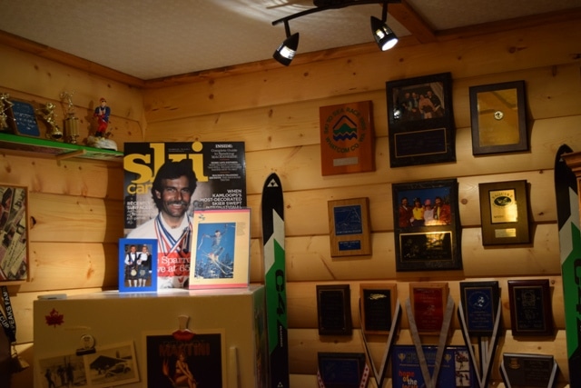 More awards cover the walls in McLaren's home. Photo Jean Strong.
