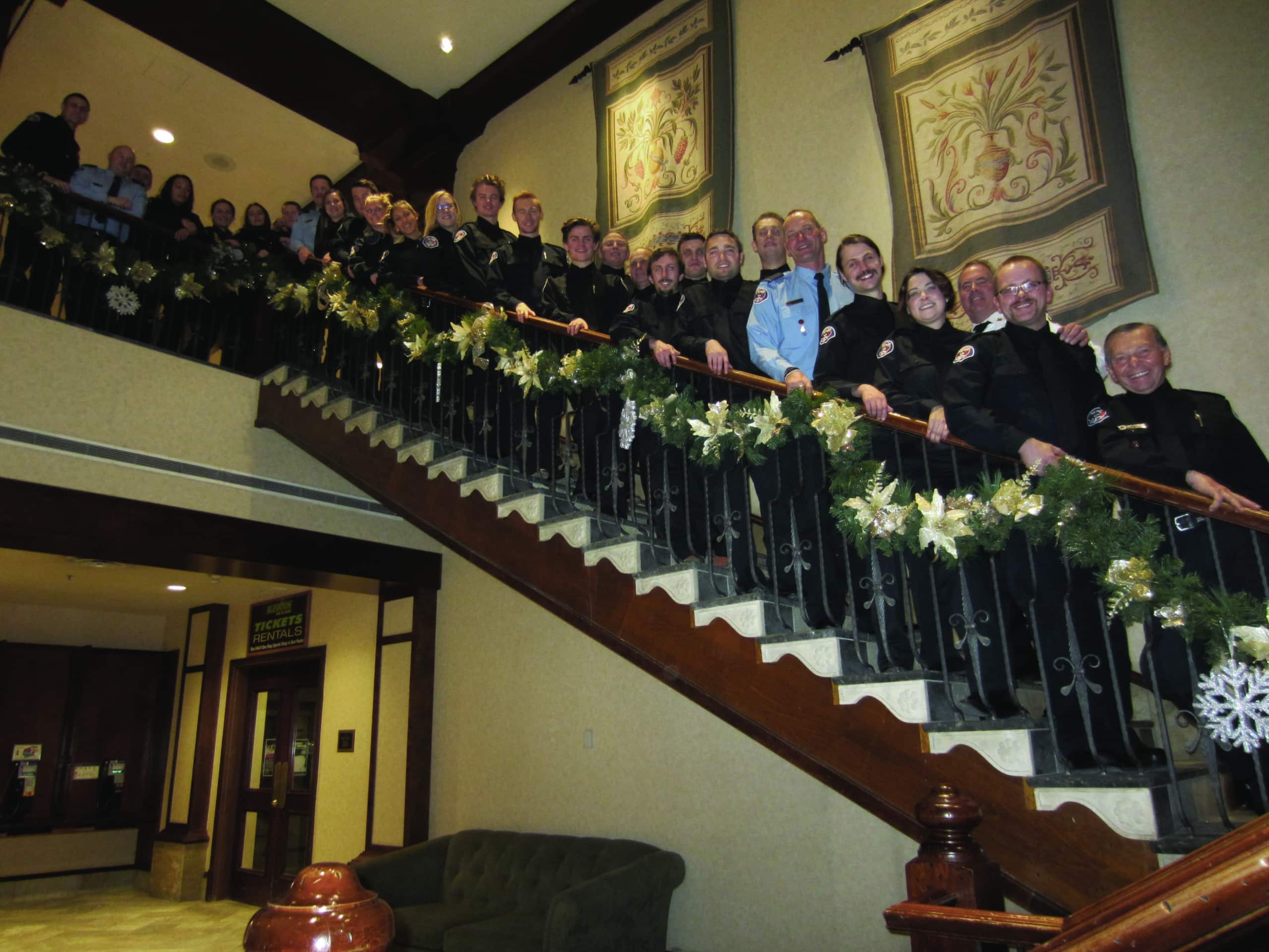 CURRENT CREW: The 30 members of SPFR at the Firefighter's Gala.