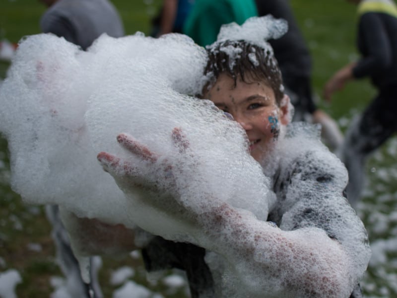 5K Foam Fest in photos