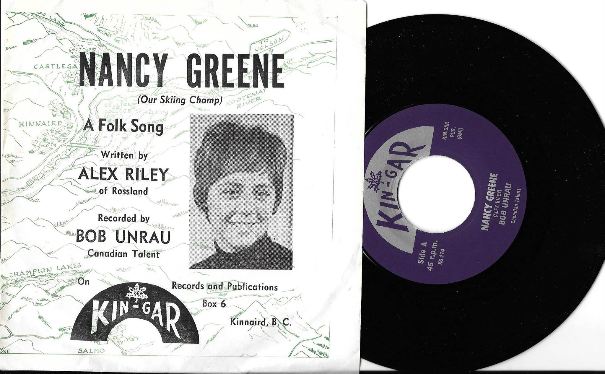 Our Canadian Queen: This tribute to Sun Peaks resident Nancy Greene Raine surfaced on social media last month. - Photo from www.facebook.com/lostkootenays