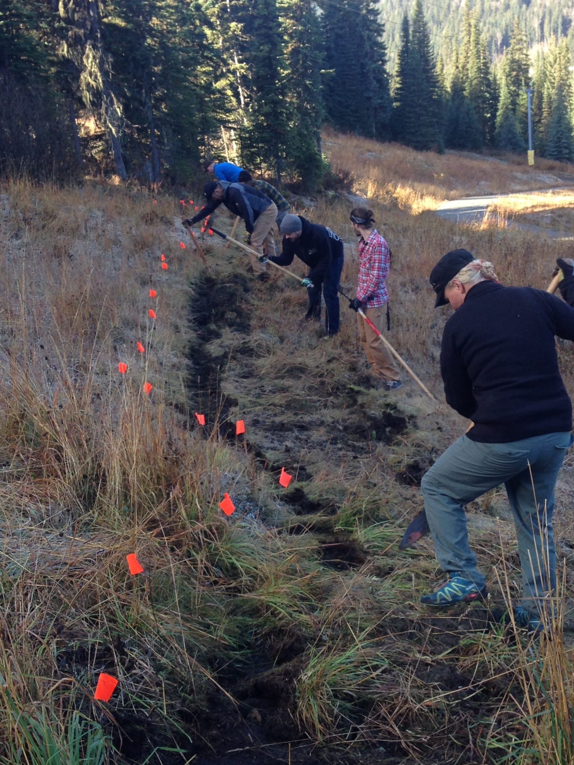 Building a New Trail: The purchase of new equipment will allow twice as many people to help on the trails. - Photo by SPRTA