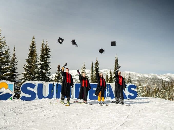 2024 graduates of Sun Peaks Secondary Academy. Photo by Noah Lara