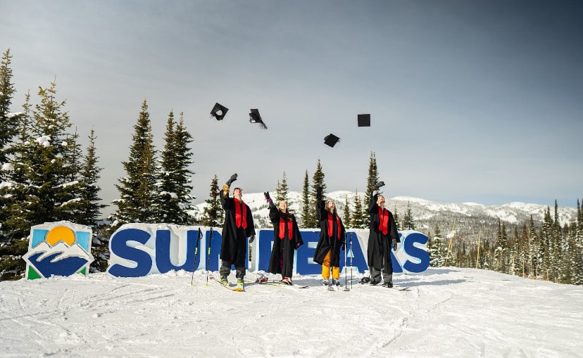 2024 graduates of Sun Peaks Secondary Academy. Photo by Noah Lara