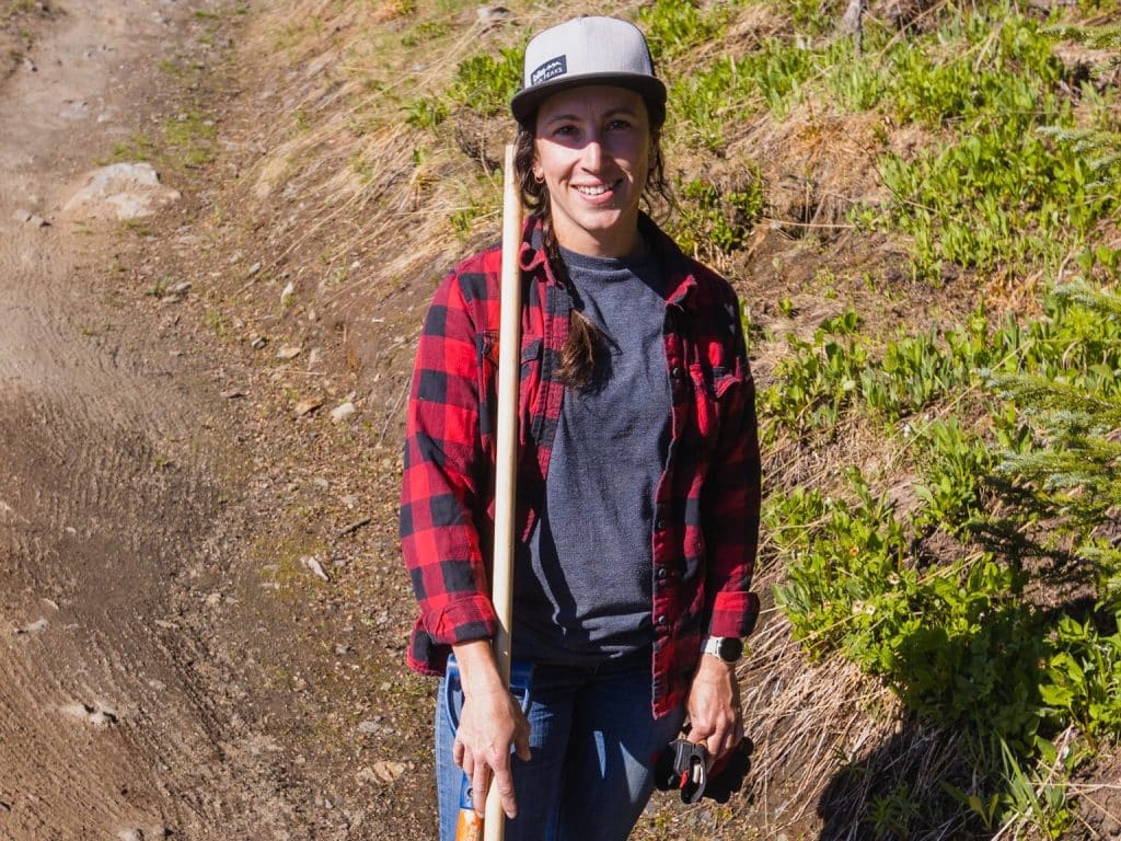 Melissa Da Silva, SPRTA trail crew lead.