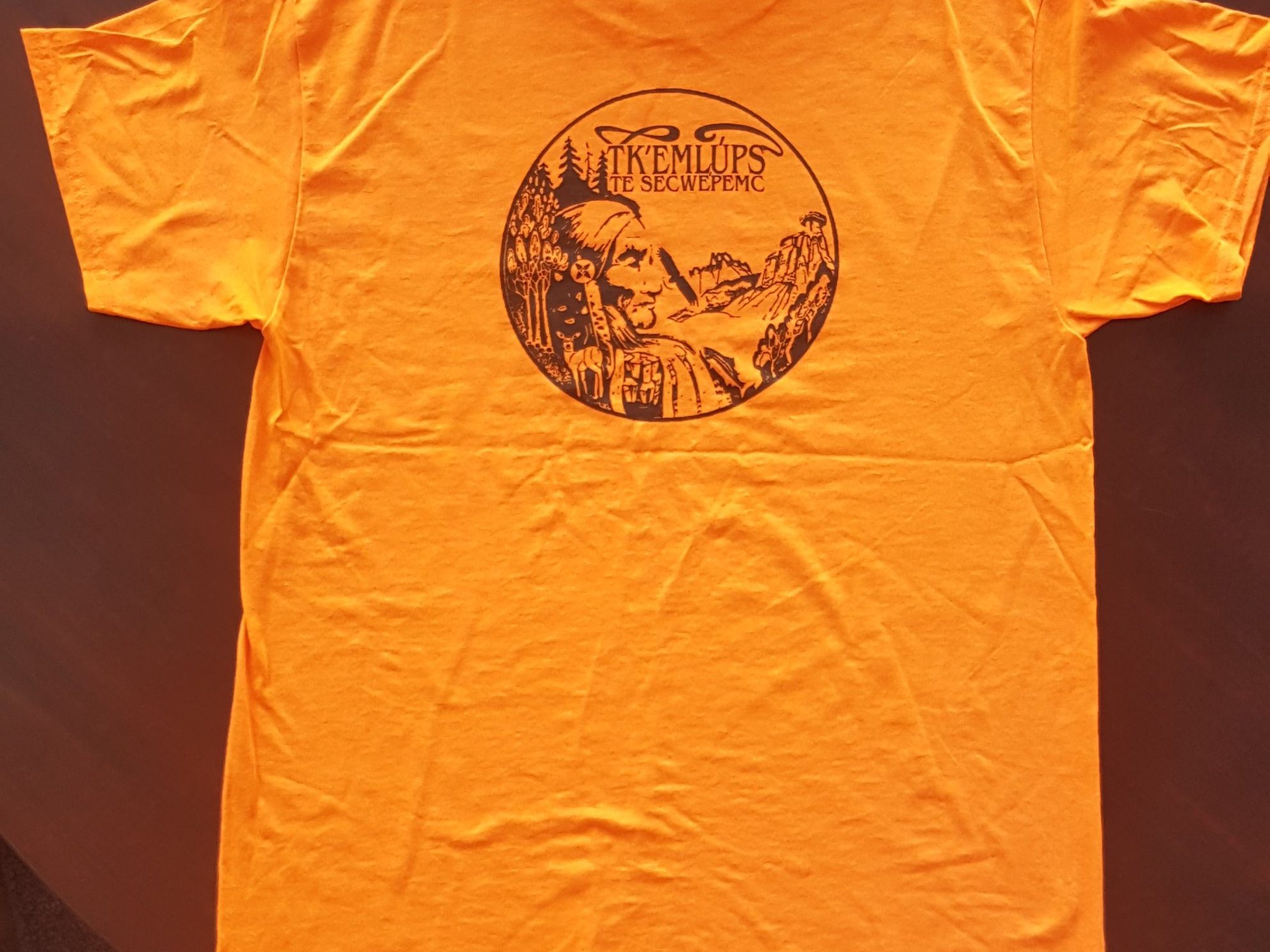 Tk̓emlúps te Secwépemc posted this orange shirt on facebook in 2018 and now in 2024 continues host events in respect to National Day for Truth and Reconciliation.